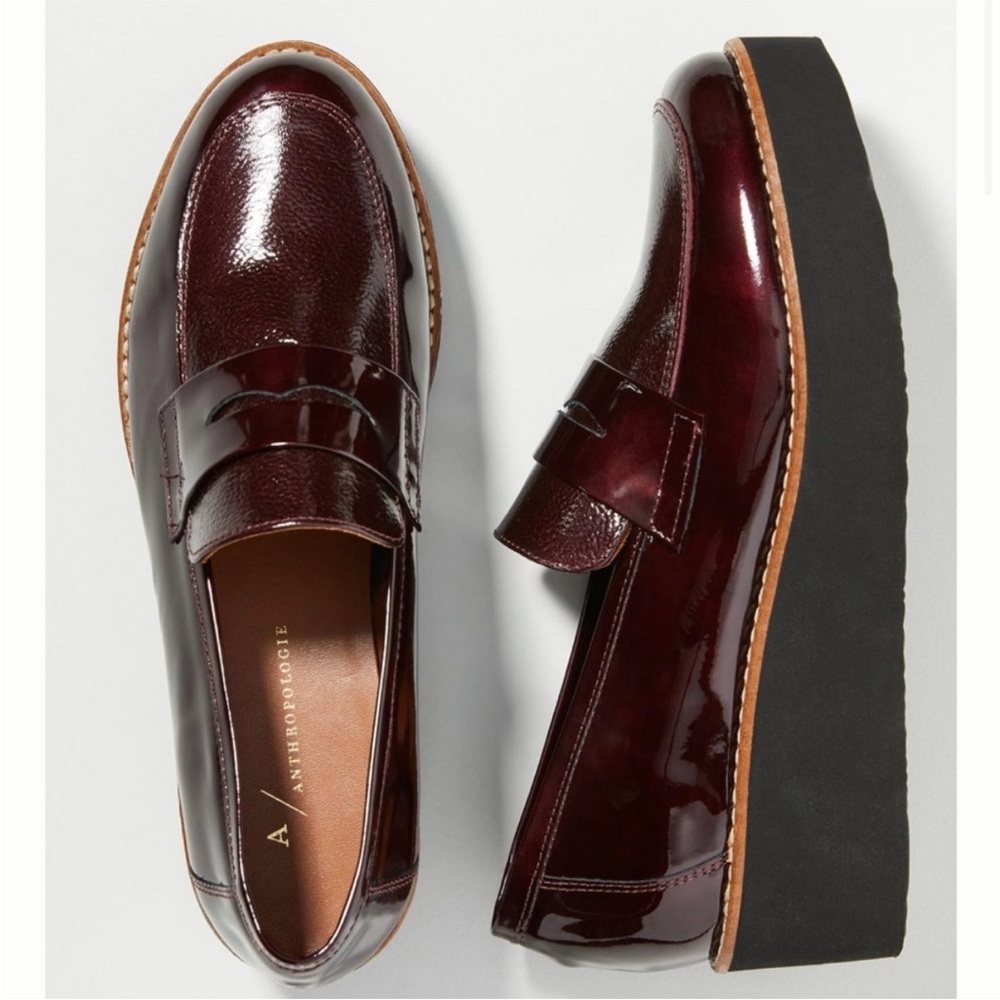 Anthropologie Ilana platform loafers